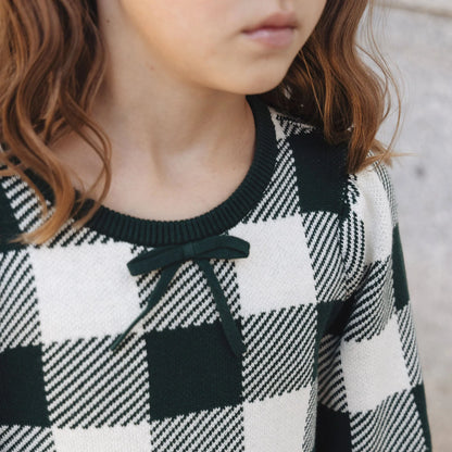 Organic Puff Sleeve Sweater Dress