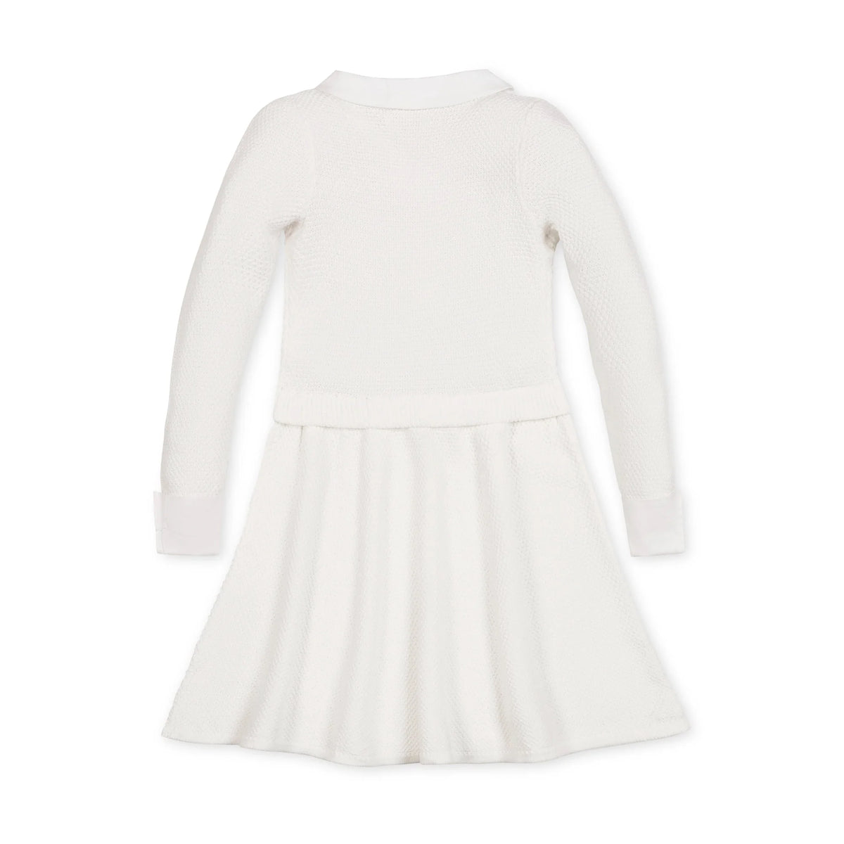 Organic French Look Sweater Dress - Tweed