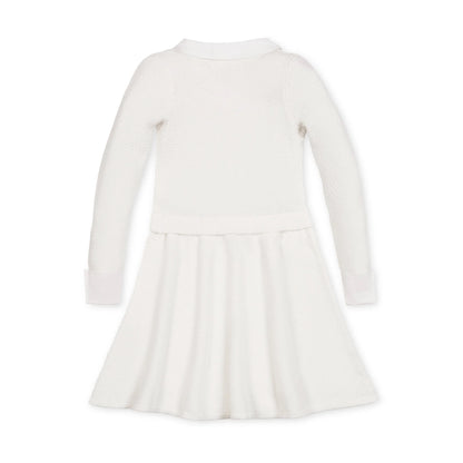Organic French Look Sweater Dress - Tweed