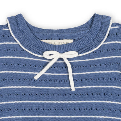 Organic Flutter Sleeve Pleated Sweater Dress