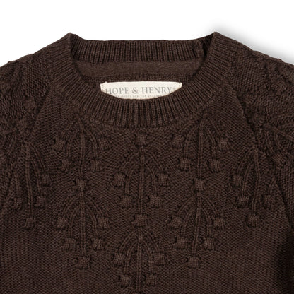 Organic Bobble Yoke Sweater Dress