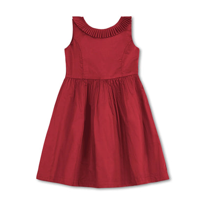 Organic Pleated Collar Party Dress