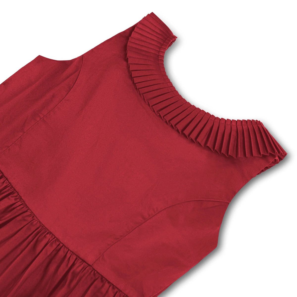 Organic Pleated Collar Party Dress