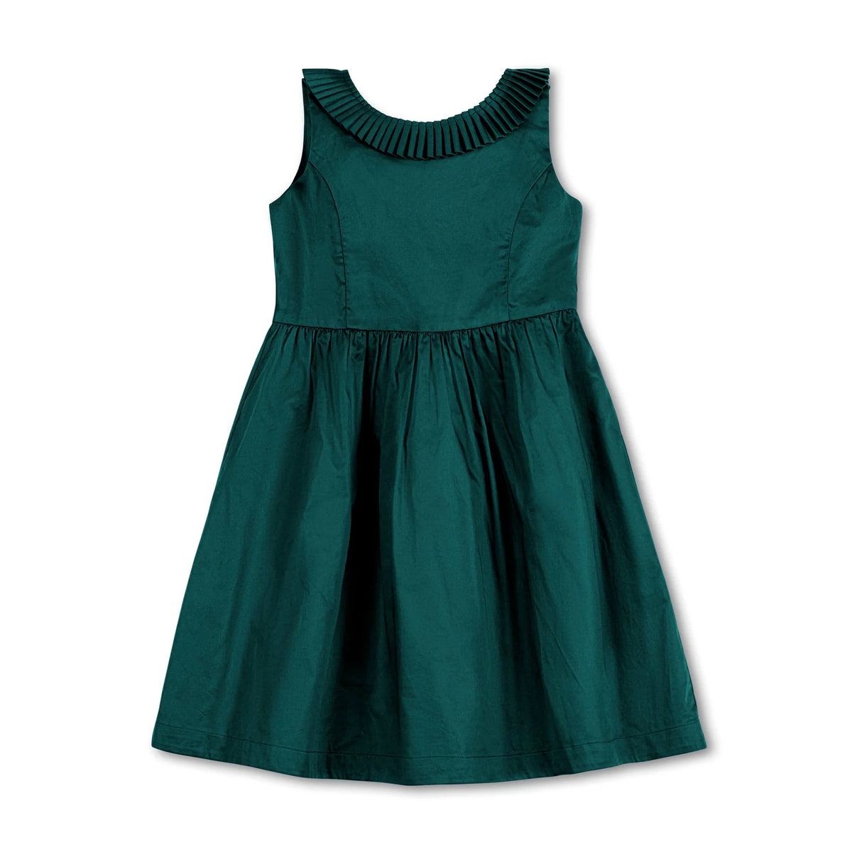 Organic Pleated Collar Party Dress