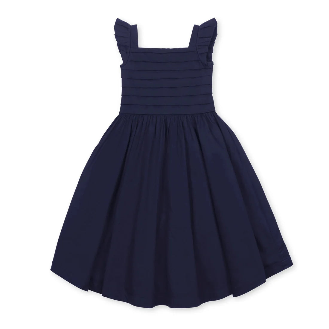 Organic Pleated Sateen Party Dress