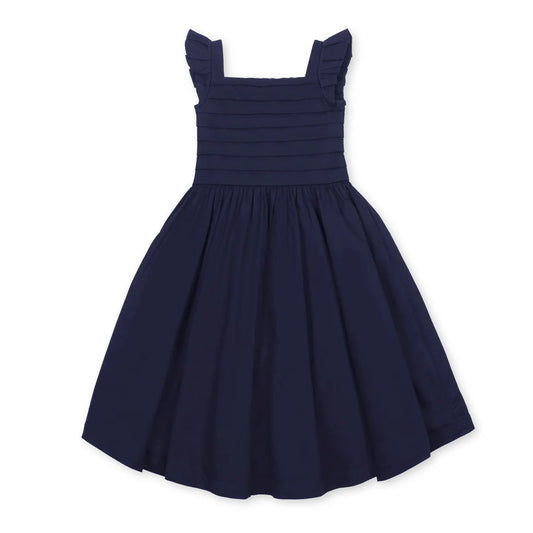 Organic Pleated Sateen Party Dress
