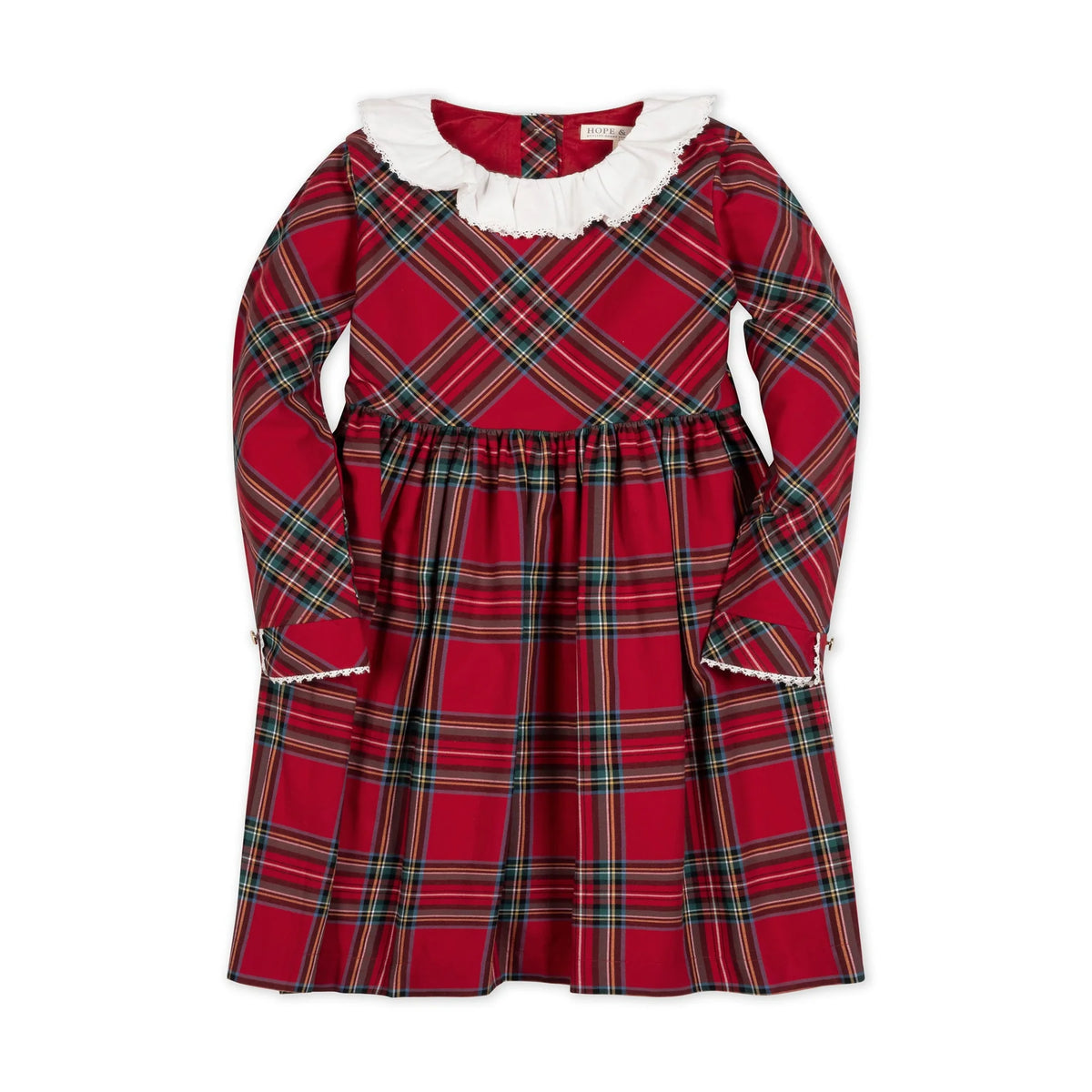 Organic Ruffle Collar Party Dress