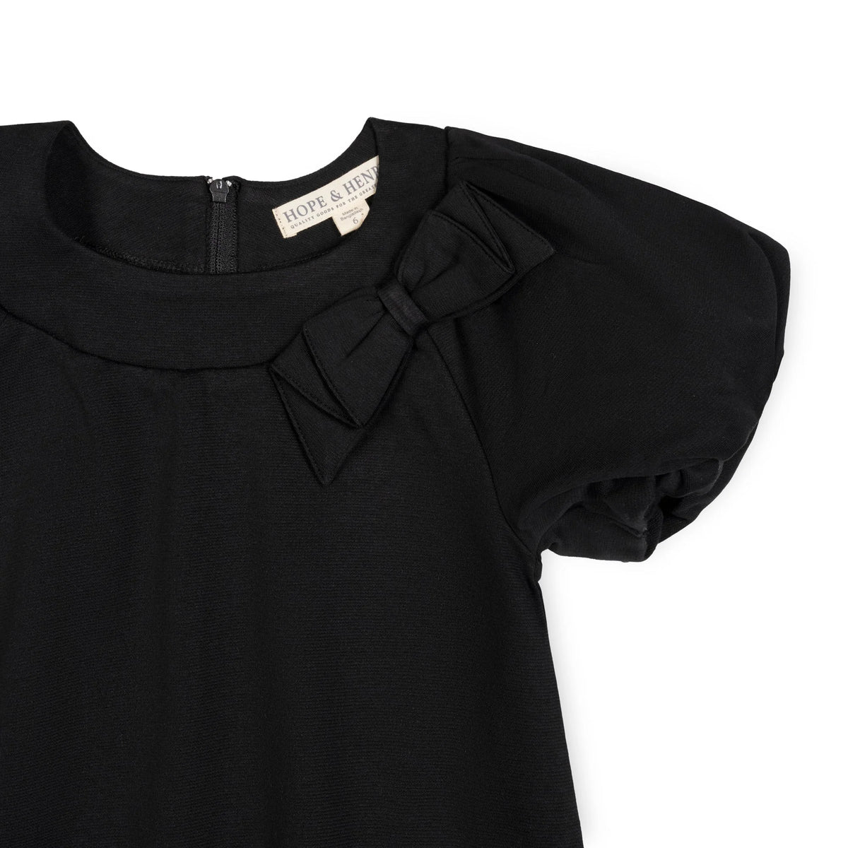 Bubble Sleeve Ponte Dress