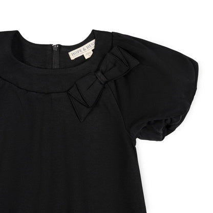 Bubble Sleeve Ponte Dress