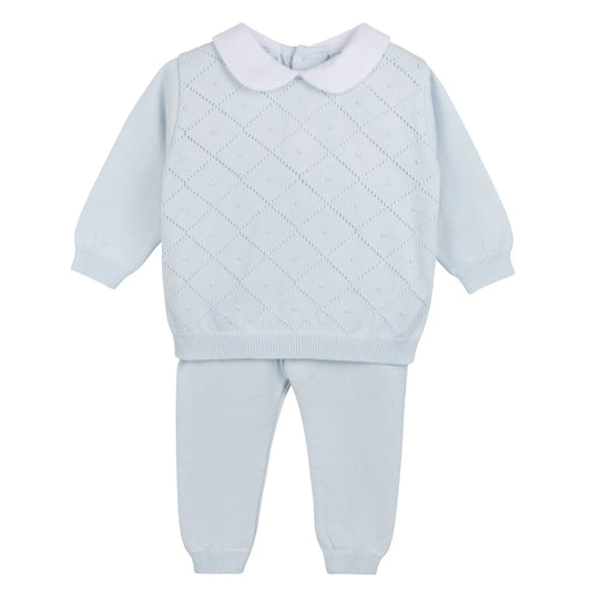 Peter Pan Diamond Knit Set