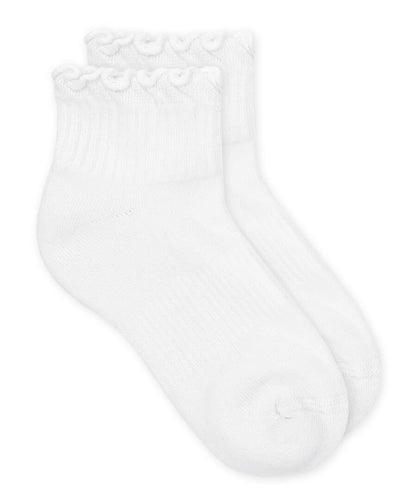 Jefferies Ruffle Ripple Edge Sock