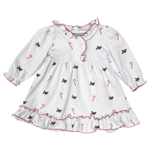 Sage & Lilly Candy Cane Nightgown