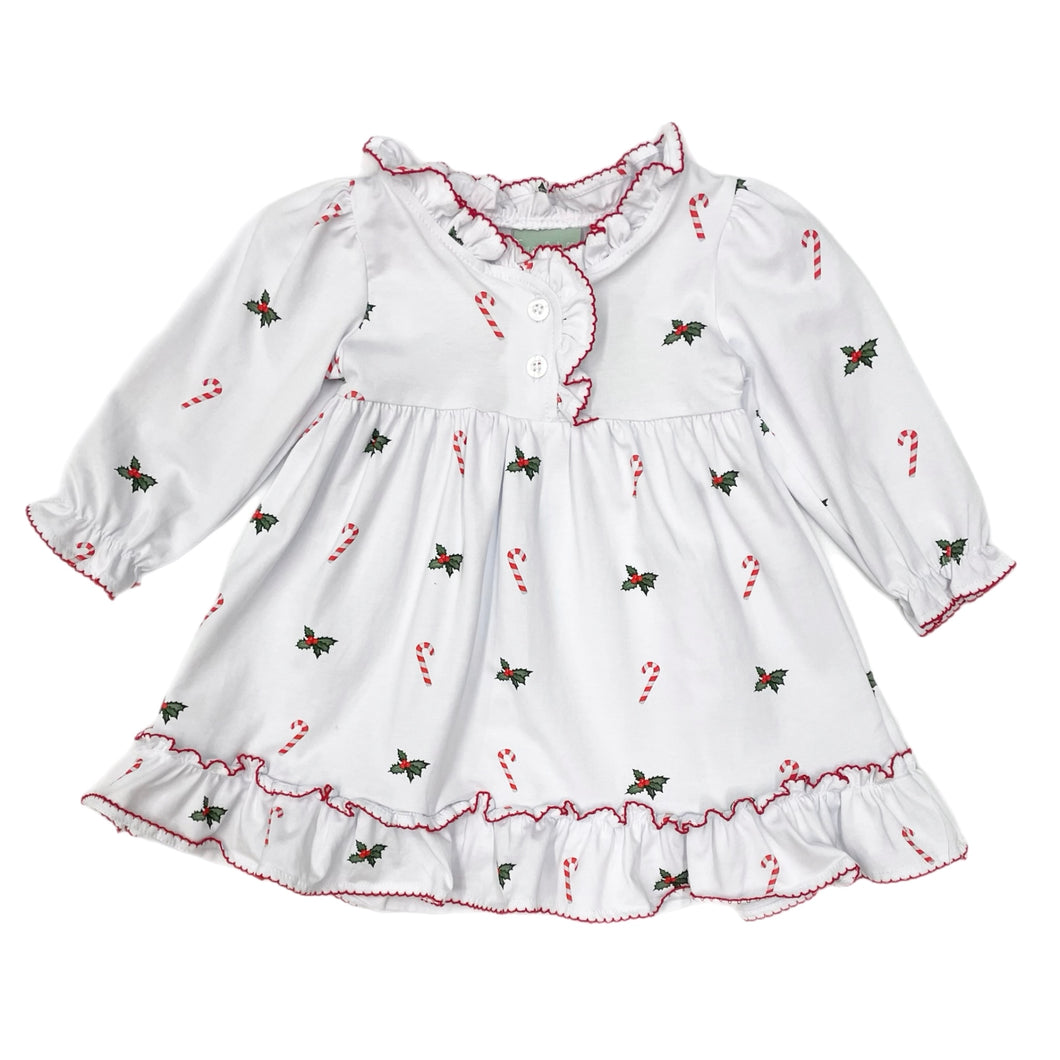 Sage & Lilly Candy Cane Nightgown