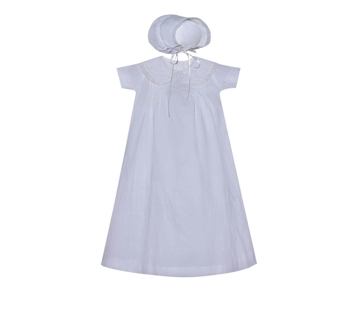 Baby Sen Eastyn Cross Christening Gown-White