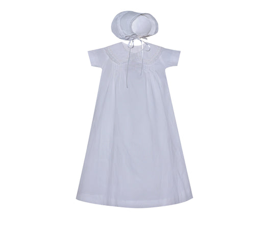 Baby Sen Eastyn Cross Christening Gown-White
