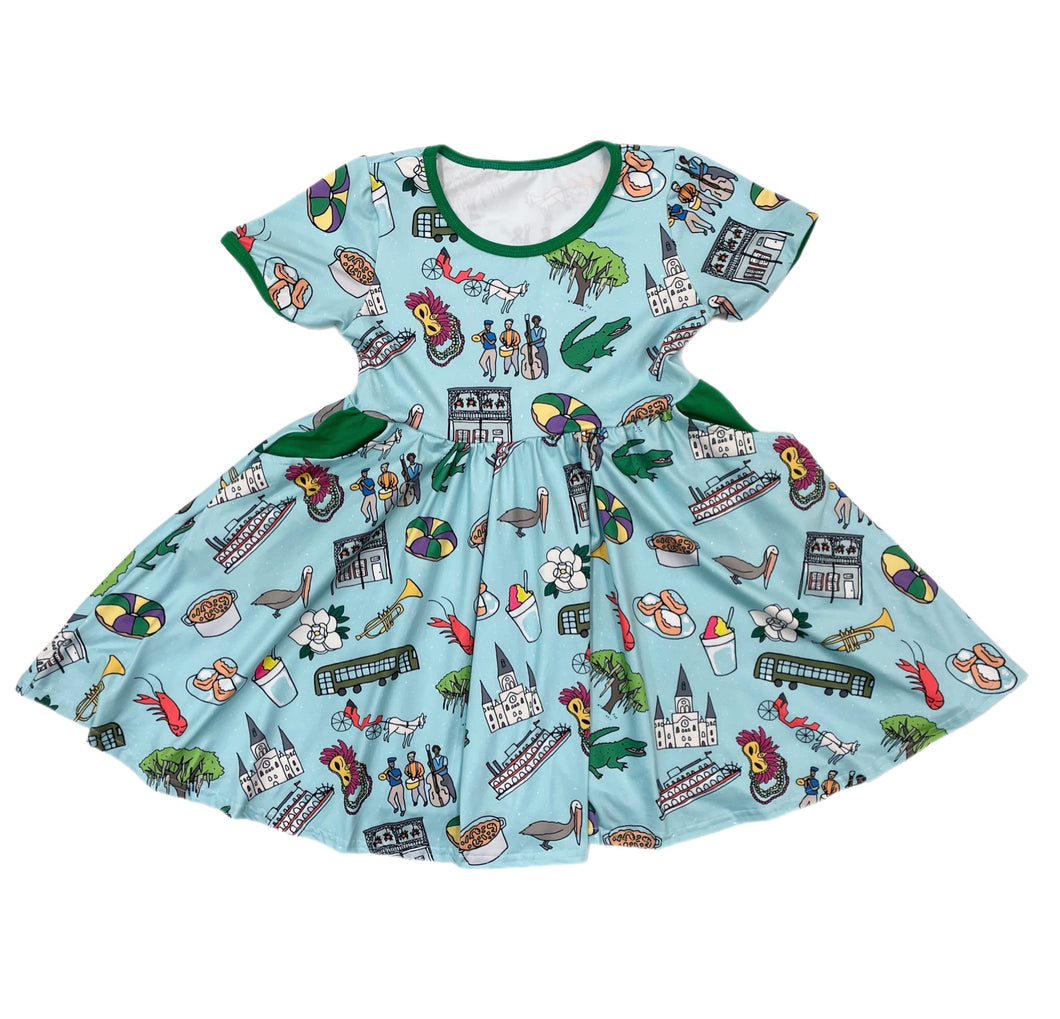Jolie Beau Nola Icons Dress-Blue