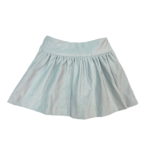 Anvy Ice Blue Velvet Skirt