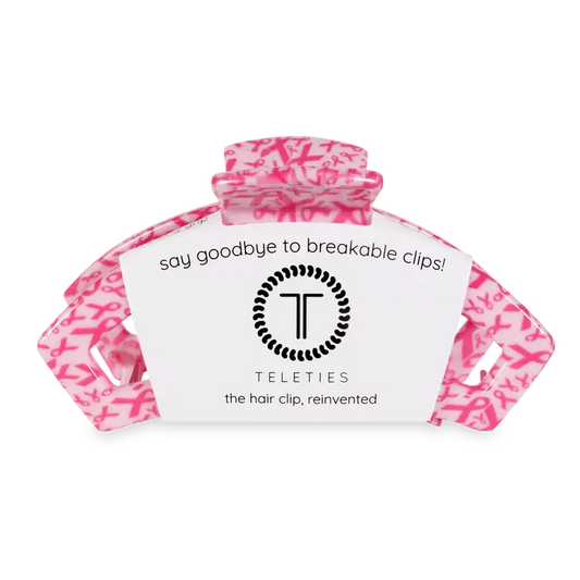 Open Hair Clip/Wrapped In Ribbons-Large