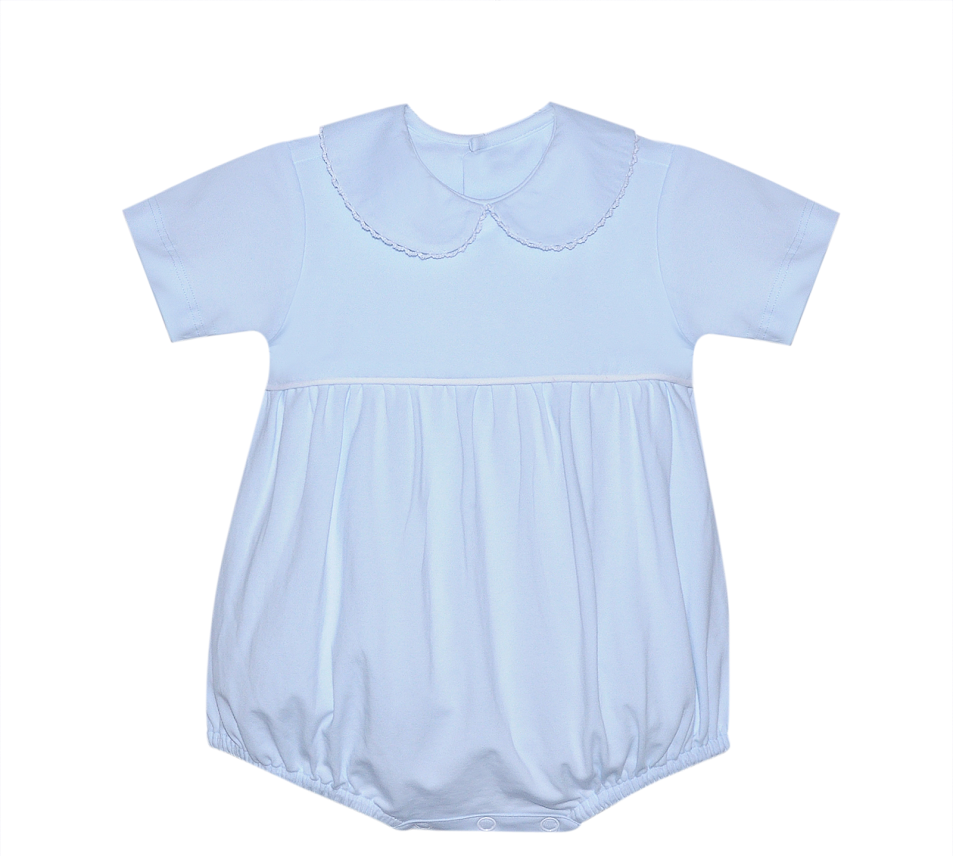 Baby Sen Brady Blue Bubble w/ Picot Edge