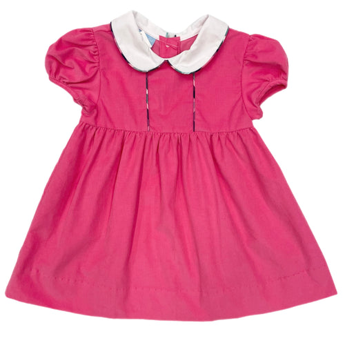 CLO Claire Corduroy Dress-Pink
