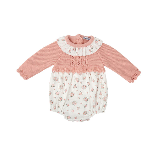 Babidu Peach Knitted Sweater Bubble