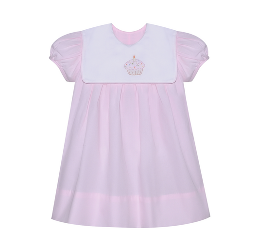 Baby Sen Ellis Birthday Cupcake Dress