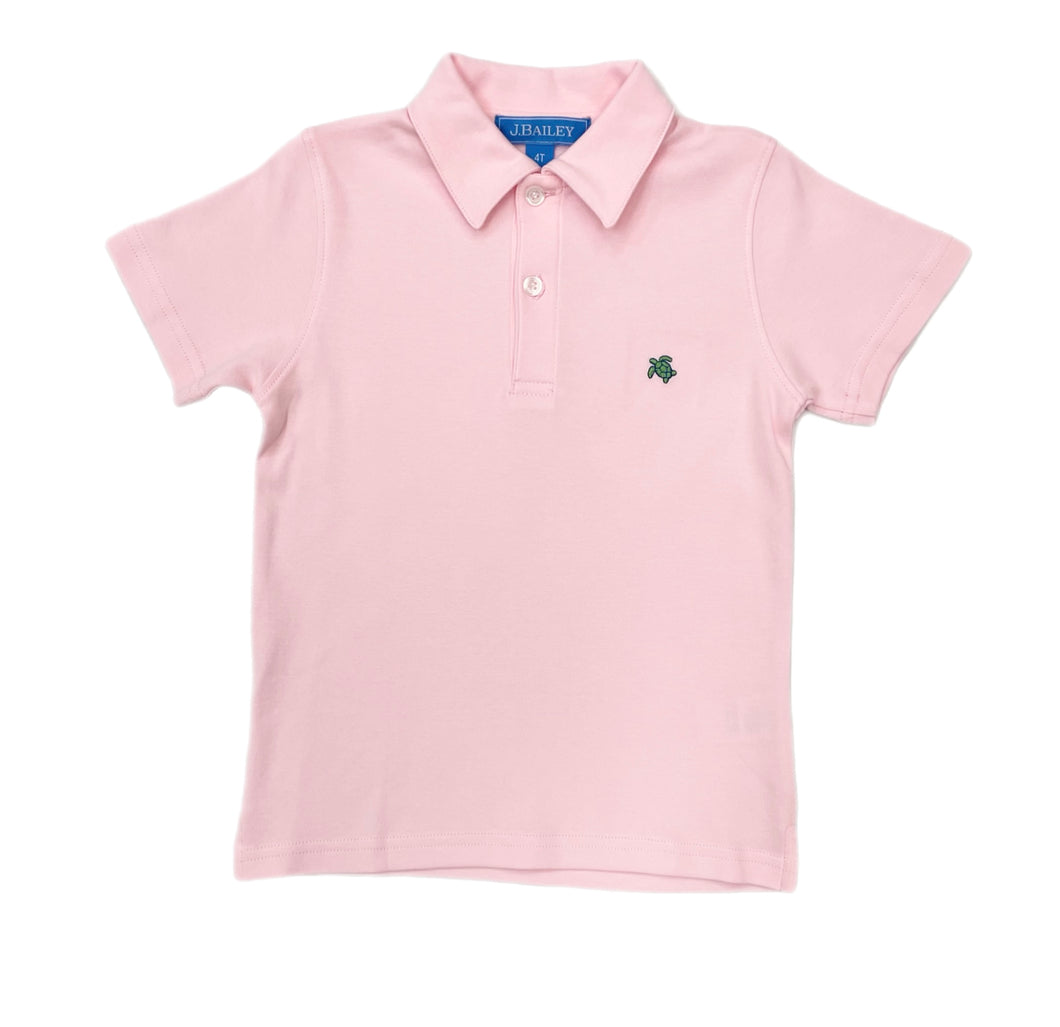 J. Bailey Pink Short Sleeve Polo