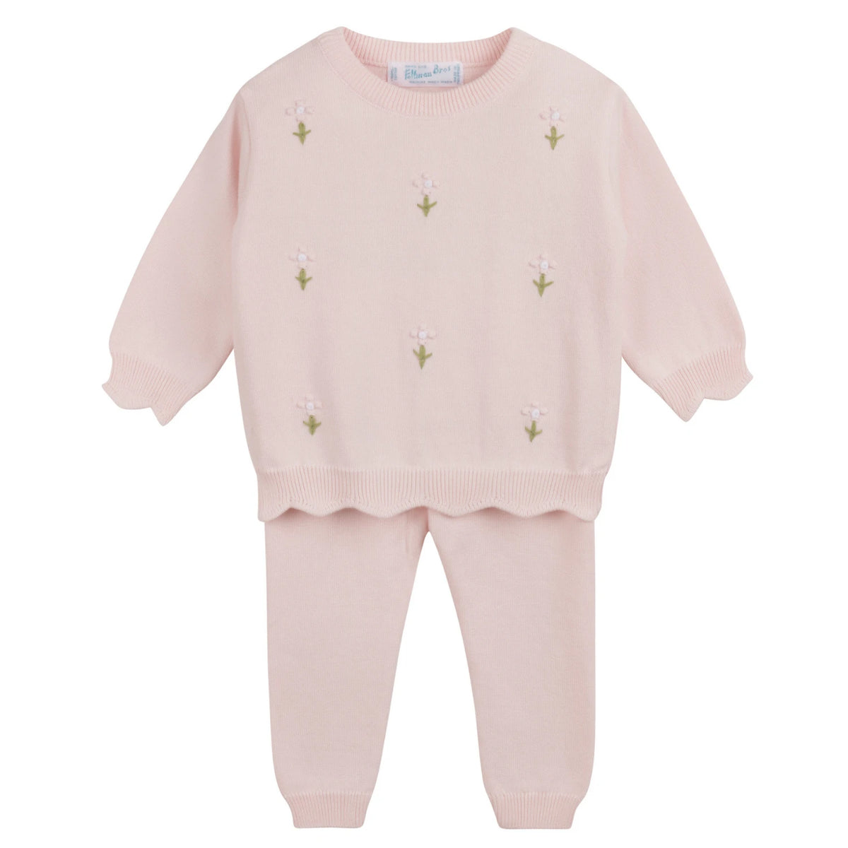 Girls Soft Blooms Knit Set