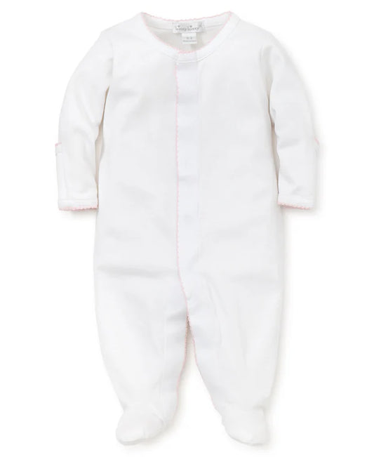 Kissy Basics Footie NEW-White/Pink