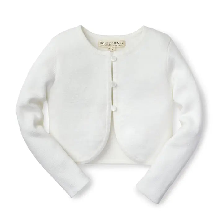 H&H Cropped Curved Hem Cardigan