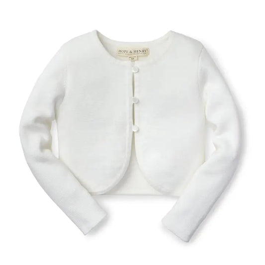 H&H Cropped Curved Hem Cardigan