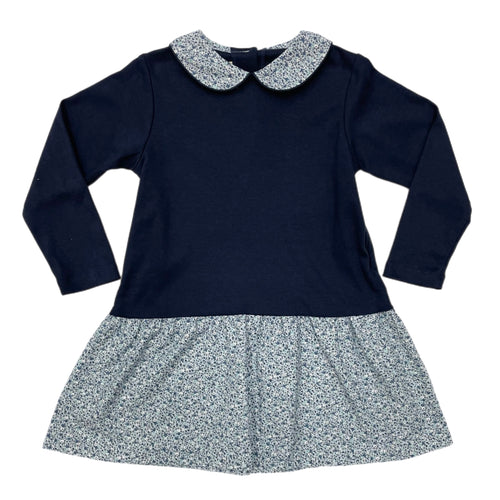 Marco & Lizzy London Drop Waist Dress-Navy