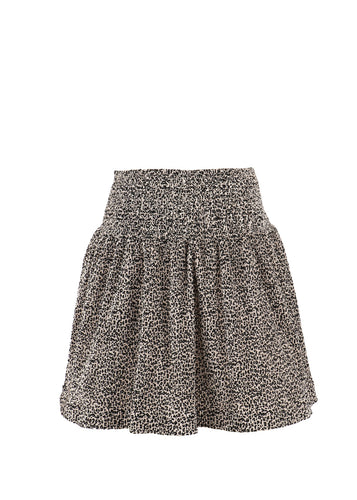 Gabby Black Printed Skirt