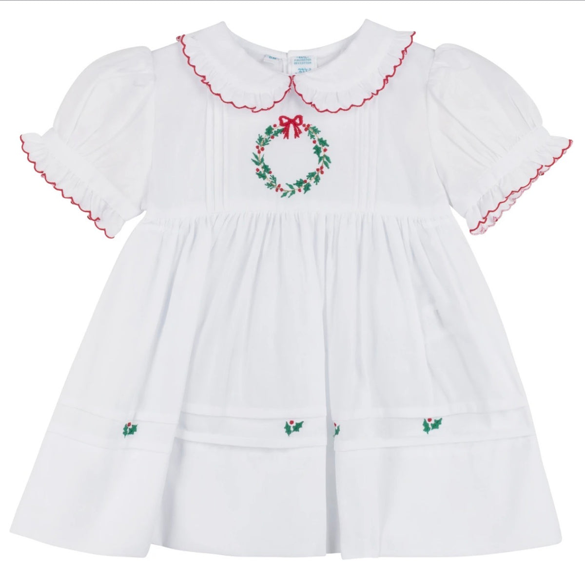 Floral Wreath Holiday Dress