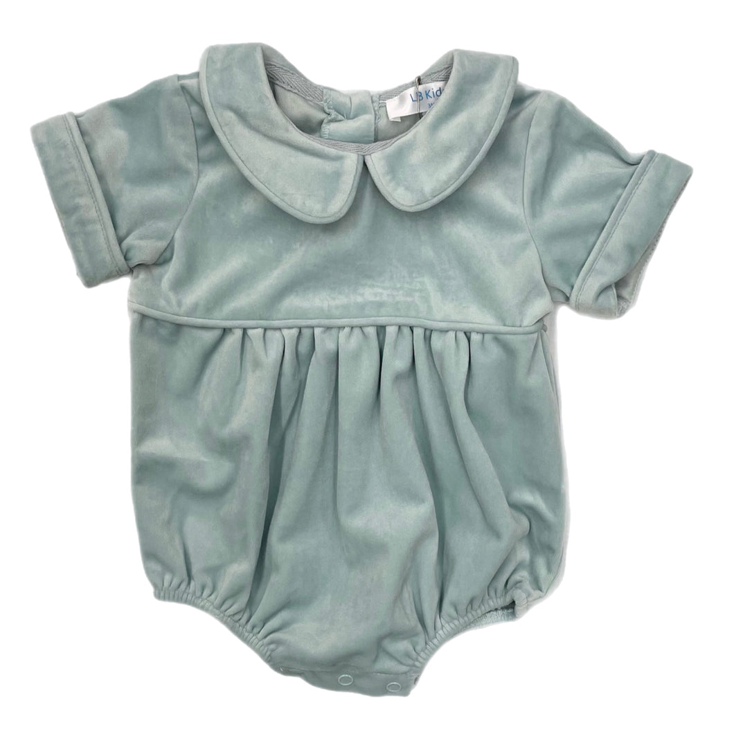 LuLu Bebe Blue Velvet Boy Bubble