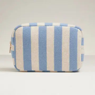 Striped Pattern Cosmetic Pouch Bag