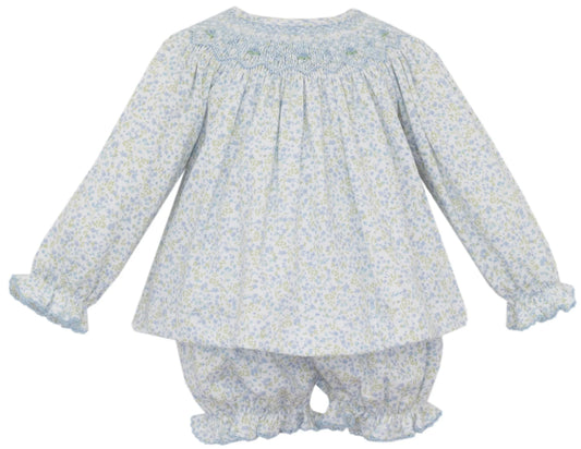 Petit Bebe Caroline Tiny Blue L/S Bishop Set