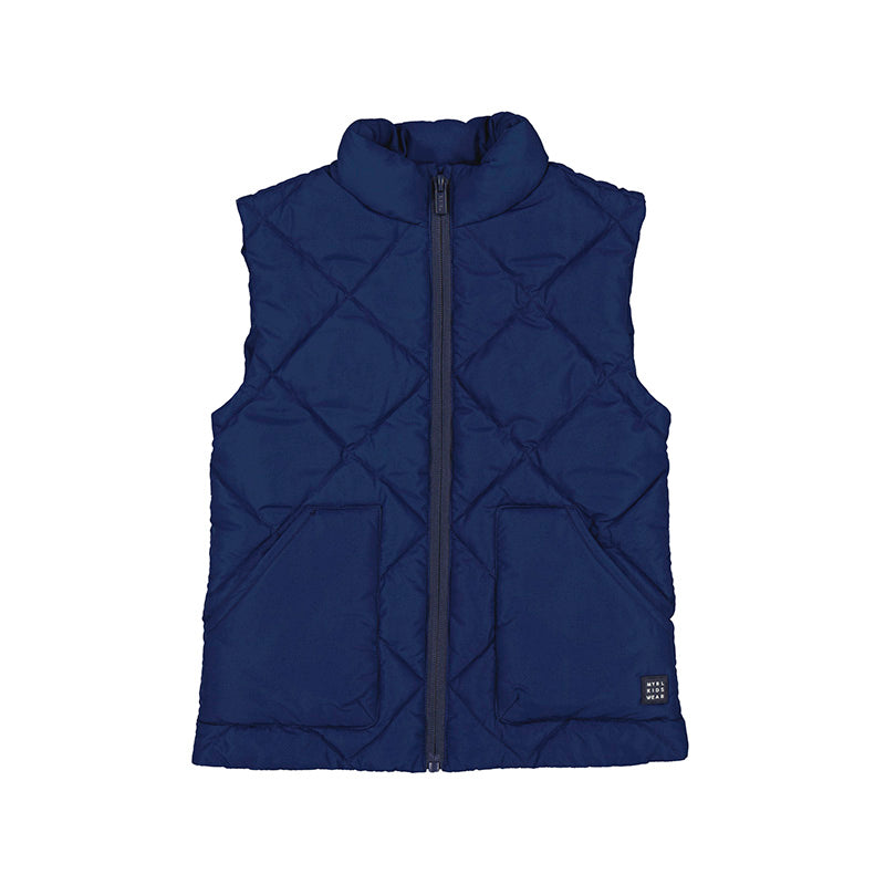 Mayoral Ink Blue Puffer Vest