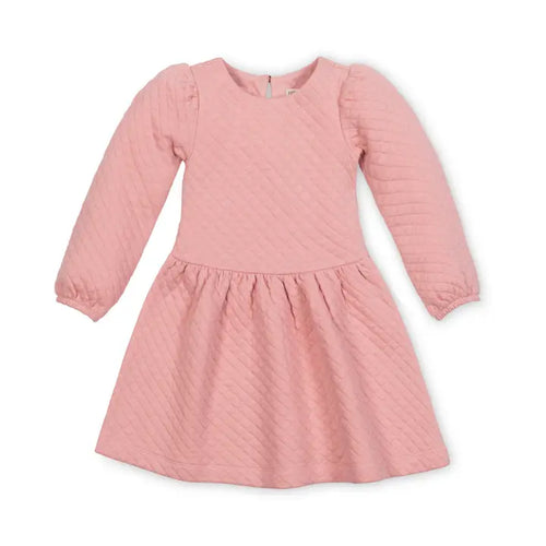 H&H Rose Quilted Drop Waist Dress