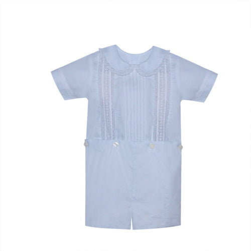 P & R Shelby Button On-Blue