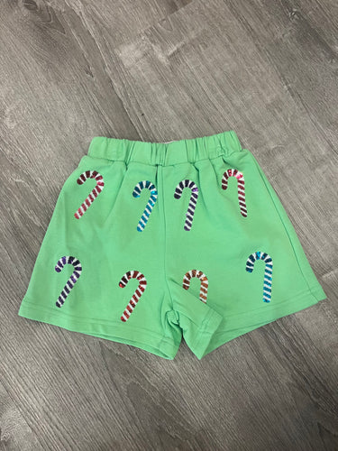 Belle Cher Candy Cane Short-Green