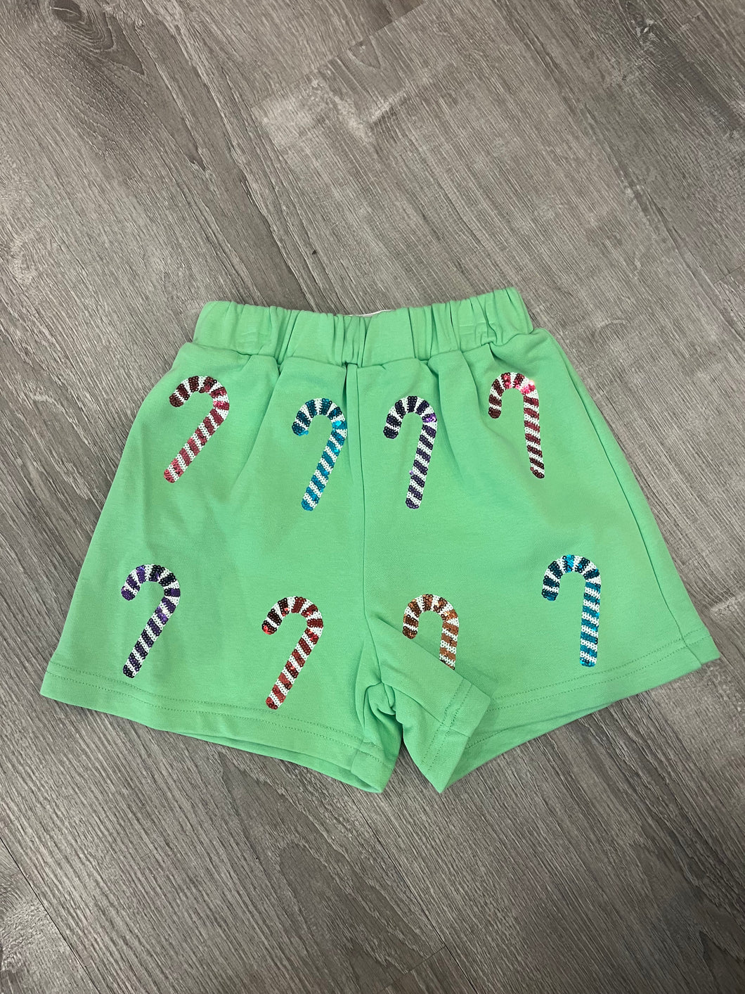 Belle Cher Candy Cane Short-Green