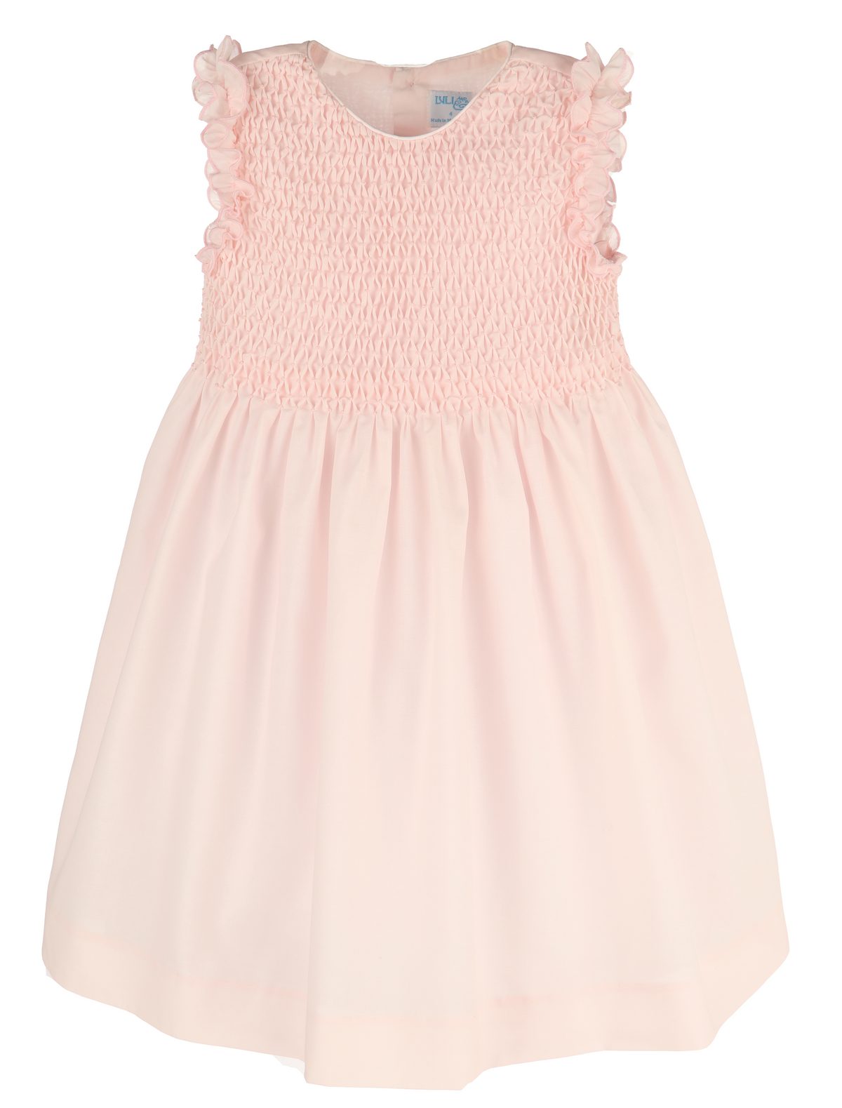 Luli & Me Honeycomb Dress-Pink