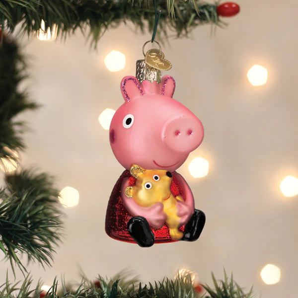 Peppa Pig with Teddy Ornament