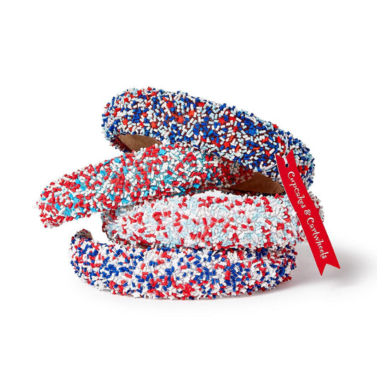 Red,White & Be-You-Tiful Sprinkles Headband