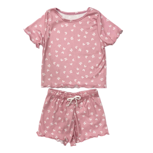 Cheryl Kids Pink Bow Lounge Set