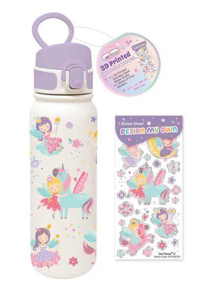 3D Printing Stainless Water Bottle-Fairy