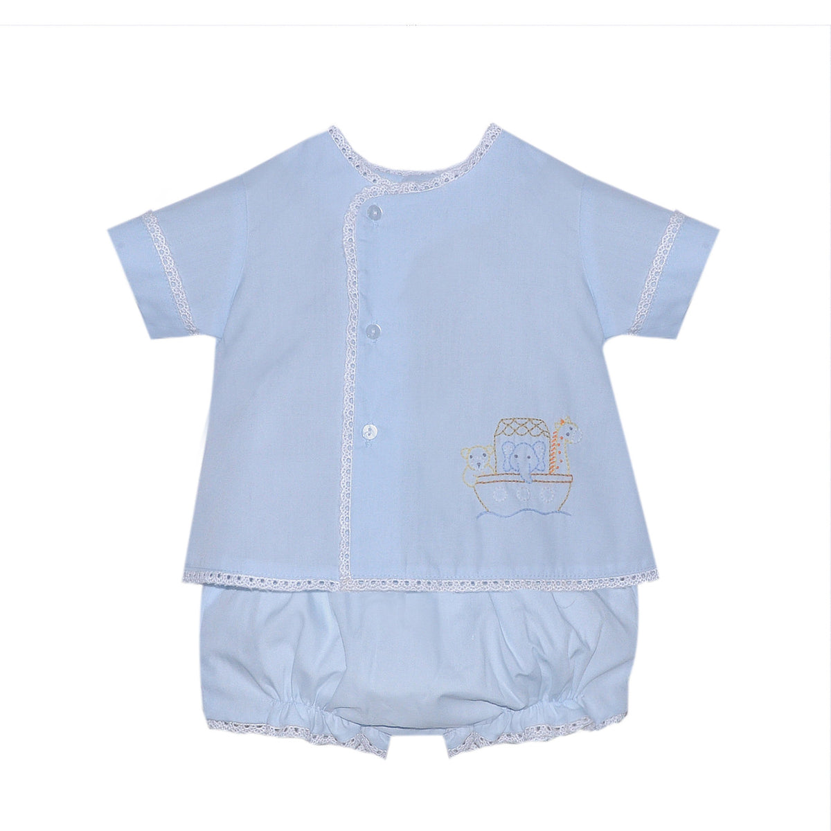 Baby Sen Noah's Ark Diaper Set-Blue
