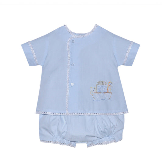 Baby Sen Noah's Ark Diaper Set-Blue