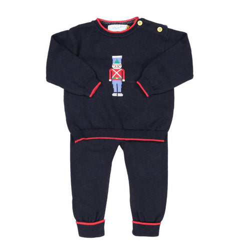 Feltman Soldier Knit Set-Navy